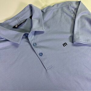 Travis Mathew L Men's Light Blue Short Sleeve Polo